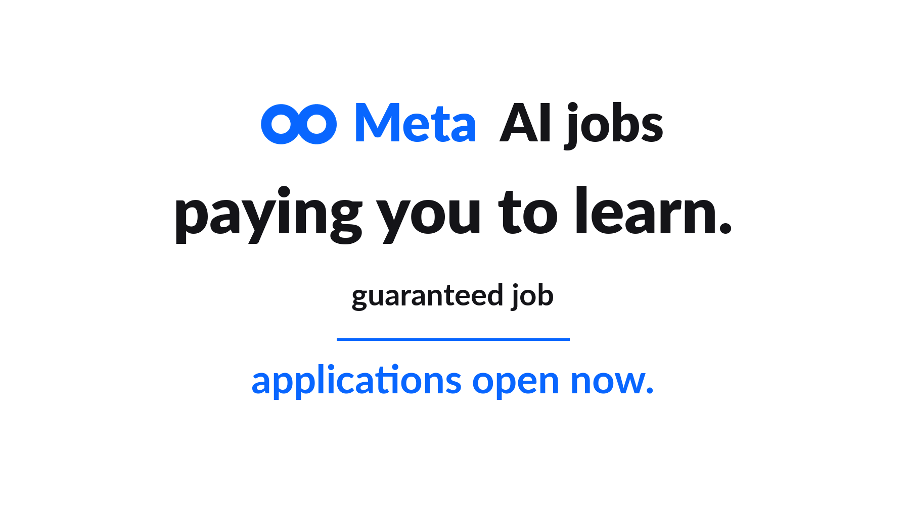 Meta's America's Workforce Academy — paid to train, guaranteed a job, no degree required